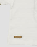 Little M Stripe Henley Kaos Bayi Laki-laki
