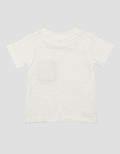 Little M Slub Combi Woven Boys T-Shirt Pocket