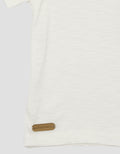 Little M Slub Combi Woven Boys T-Shirt Pocket