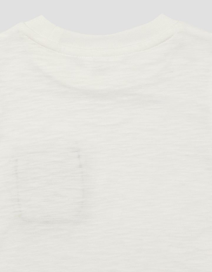 Little M Slub Combi Woven Boys T-Shirt Pocket