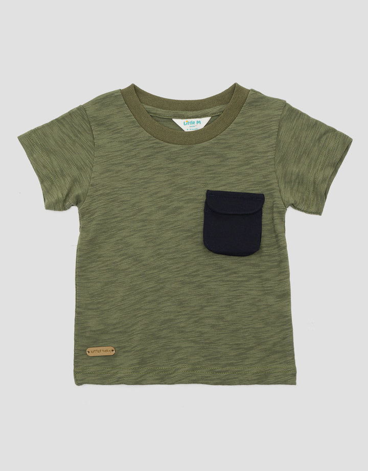 Little M Pocket Combi Kaos Bayi Laki-laki