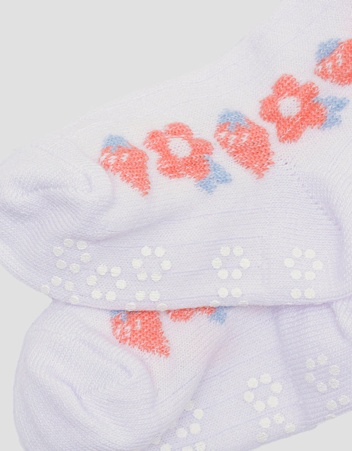 Pipiniko Strawberry Flower Kaus Kaki Anak Perempuan