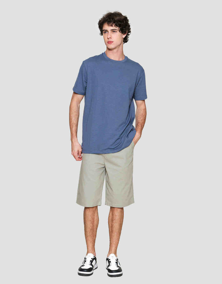 Cole Repeat Text Solid Kaos Casual Pria