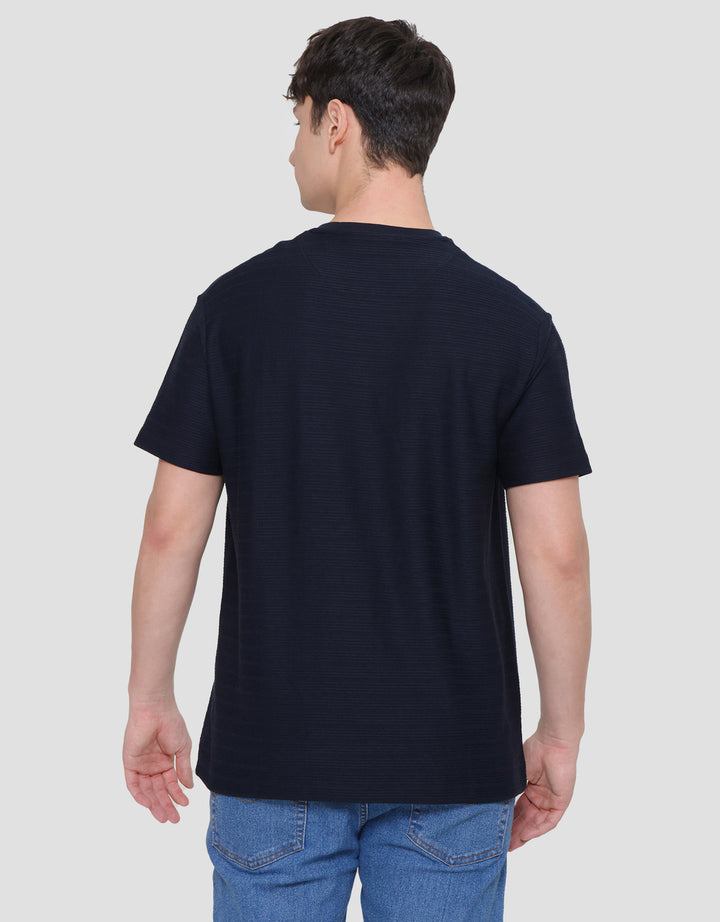 Cole Texture Stripe Men's Short Sleeve T-Shirt