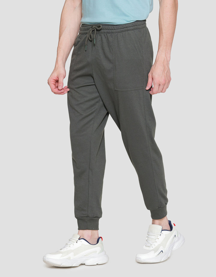 Nevada Knit Basic Patch Pocket Celana Jogger Pria