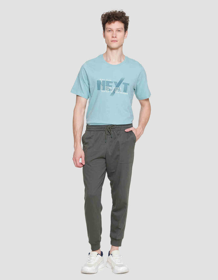 Nevada Knit Basic Patch Pocket Celana Jogger Pria