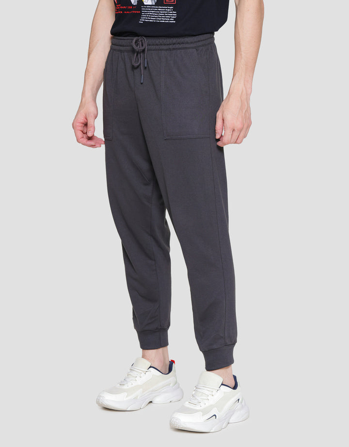 Nevada Knit Basic Patch Pocket Celana Jogger Pria