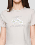 Nevada Kindness Kaos Crop Wanita
