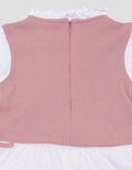 Little M Waffle With Pants Woven Baju Set Bayi Perempuan