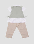 Little M Waffle Girls Clothing Set