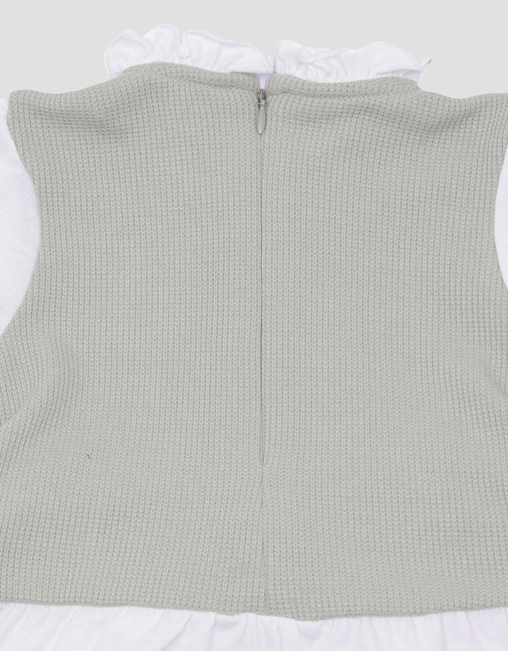 Little M Waffle Girls Clothing Set