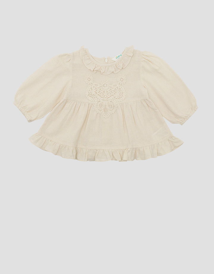 Little M Lace Blouse for Baby Girls