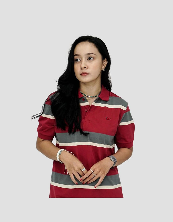 Walrus Polo Kemeja Garis Uniseks