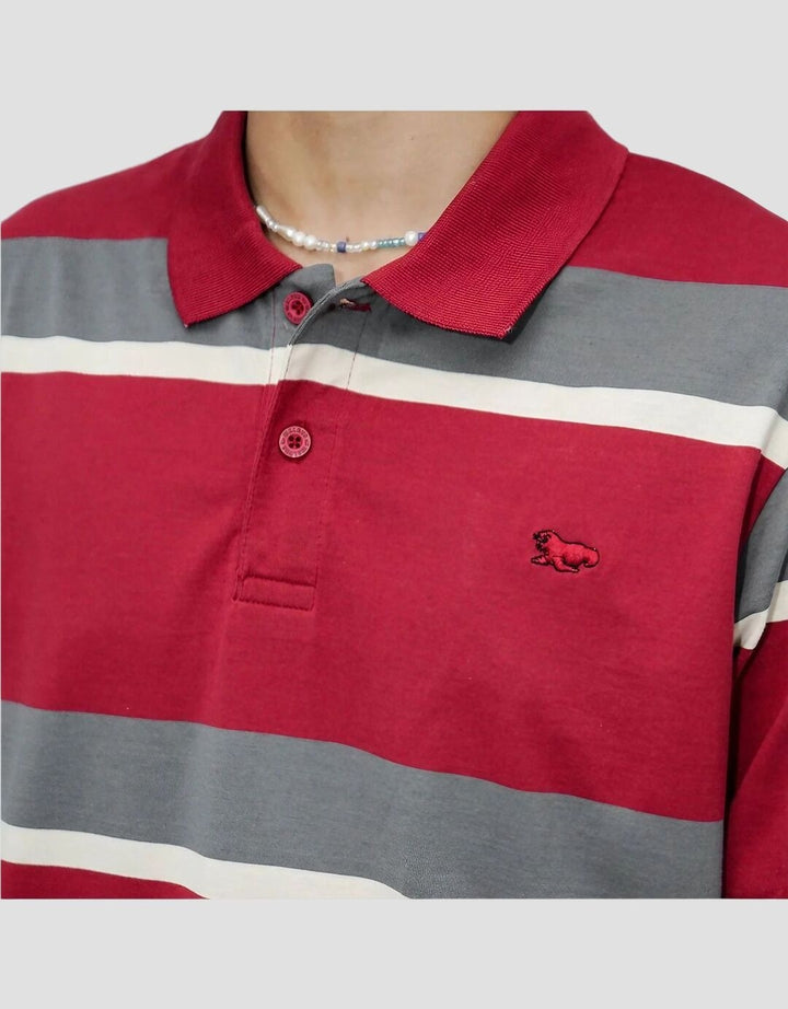 Walrus Polo Kemeja Garis Uniseks