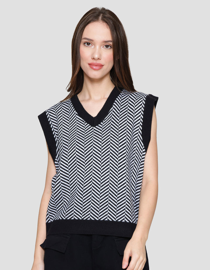 Connexion Local Knit Motif Women's Vest