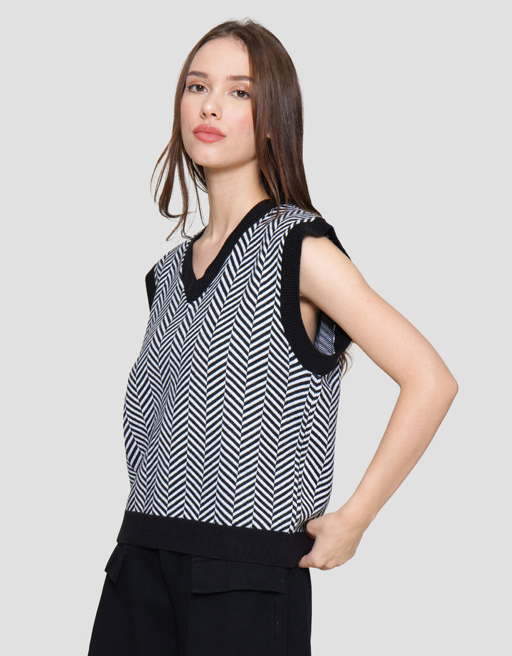 Connexion Local Knit Motif Women's Vest