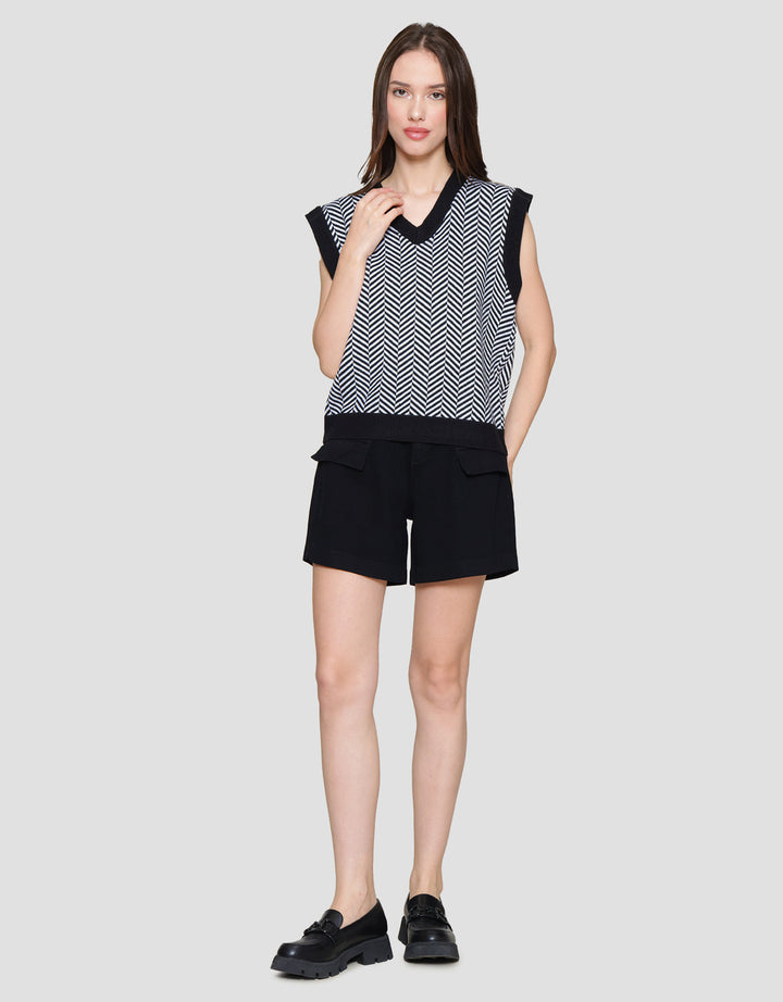 Connexion Local Knit Motif Women's Vest