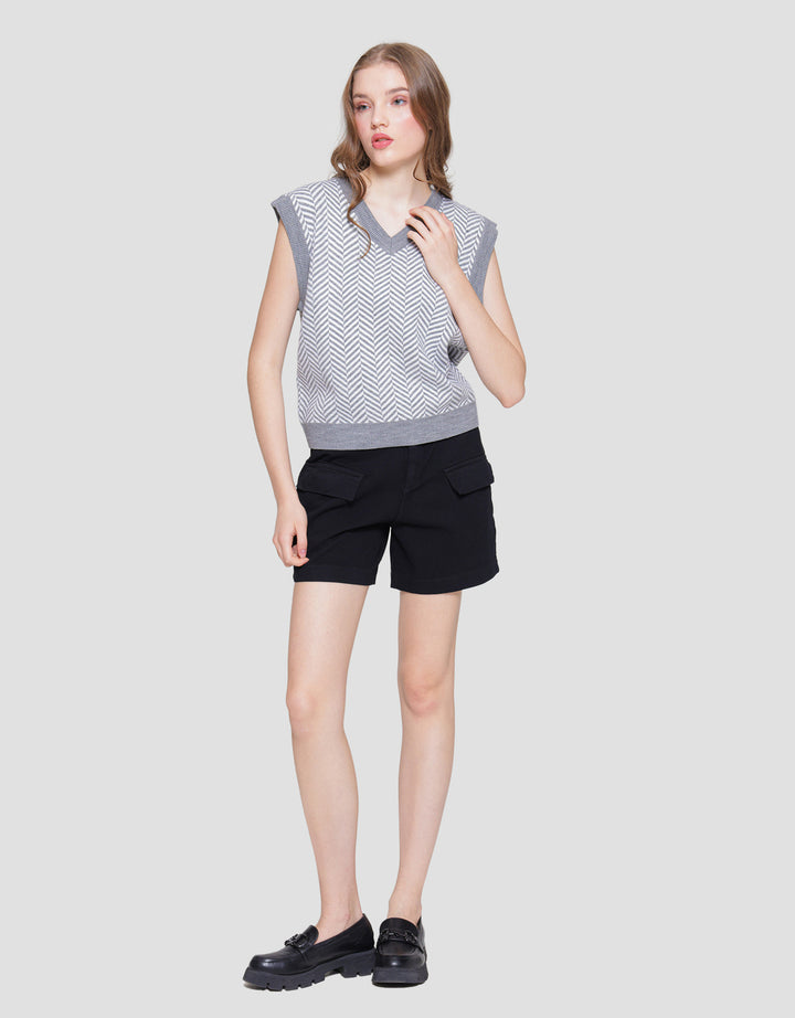 Connexion Local Knit Motif Women's Vest