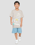 Nevada Print Super Star Kaos Lengan Pendek Anak Laki-Laki