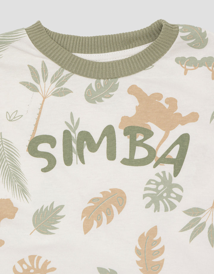 Disney Print Simba Setelan Anak Laki-laki