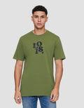 Lois Print Brand Kaos Lengan Pendek Pria