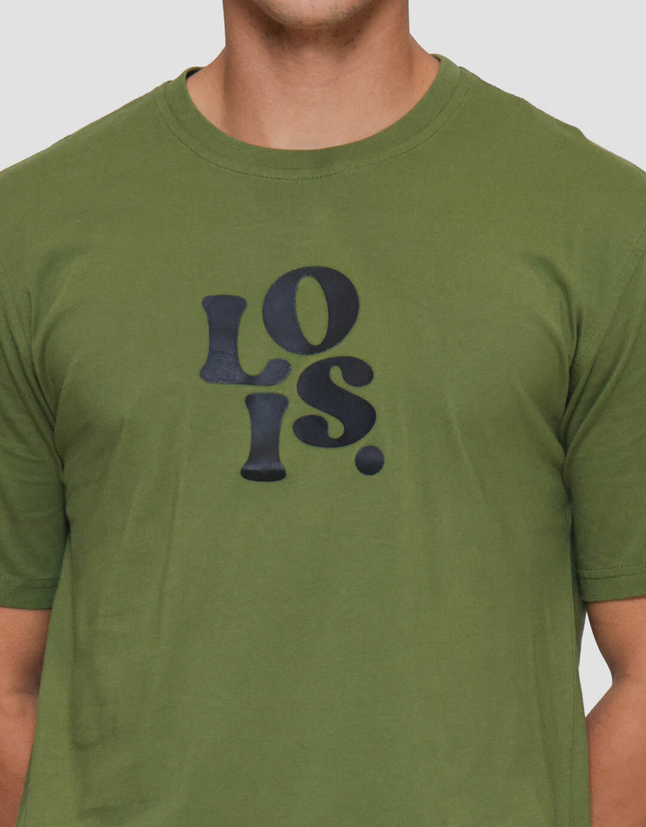 Lois Print Brand Kaos Lengan Pendek Pria