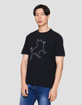 Lois Tshirt Ksl2361 Print Animal Kaos Lengan Pendek Pria