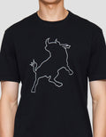 Lois Tshirt Ksl2361 Print Animal Kaos Lengan Pendek Pria