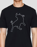 Lois Tshirt Ksl2361 Print Animal Kaos Lengan Pendek Pria