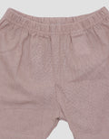 Little M Raglan Waffle With Button Baju Set Anak Laki-Laki