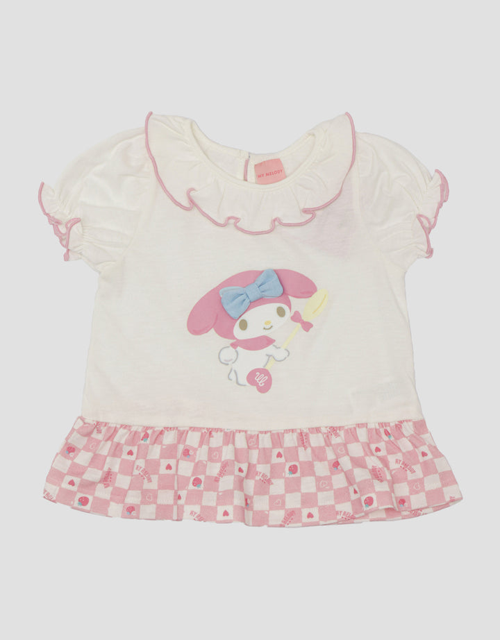 Pipiniko Melody Plaid Girls T-Shirt