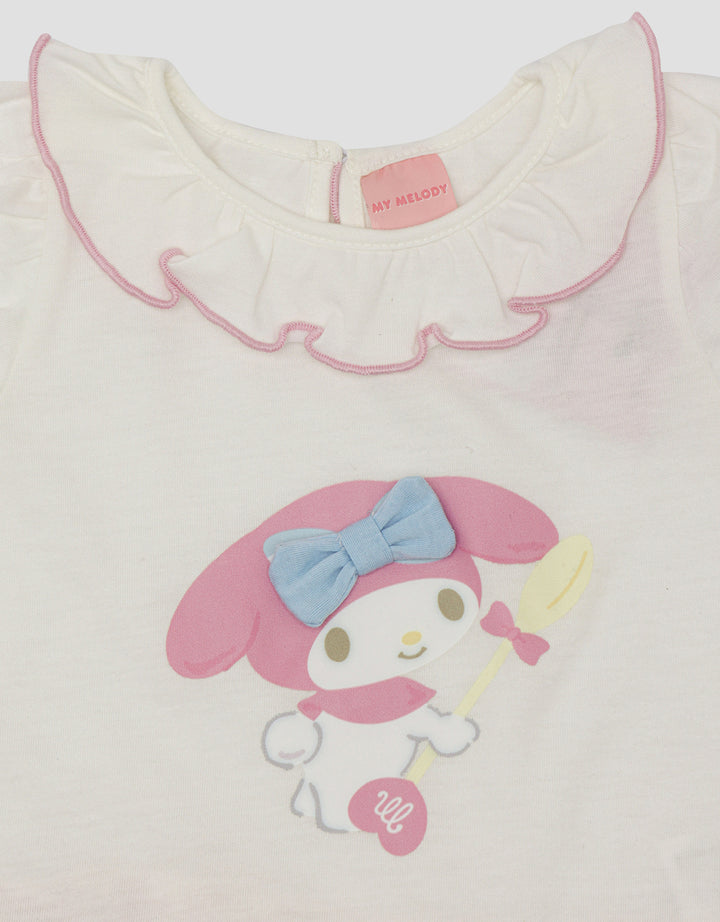 Pipiniko Melody Kotak-Kotak Kaos Anak Perempuan