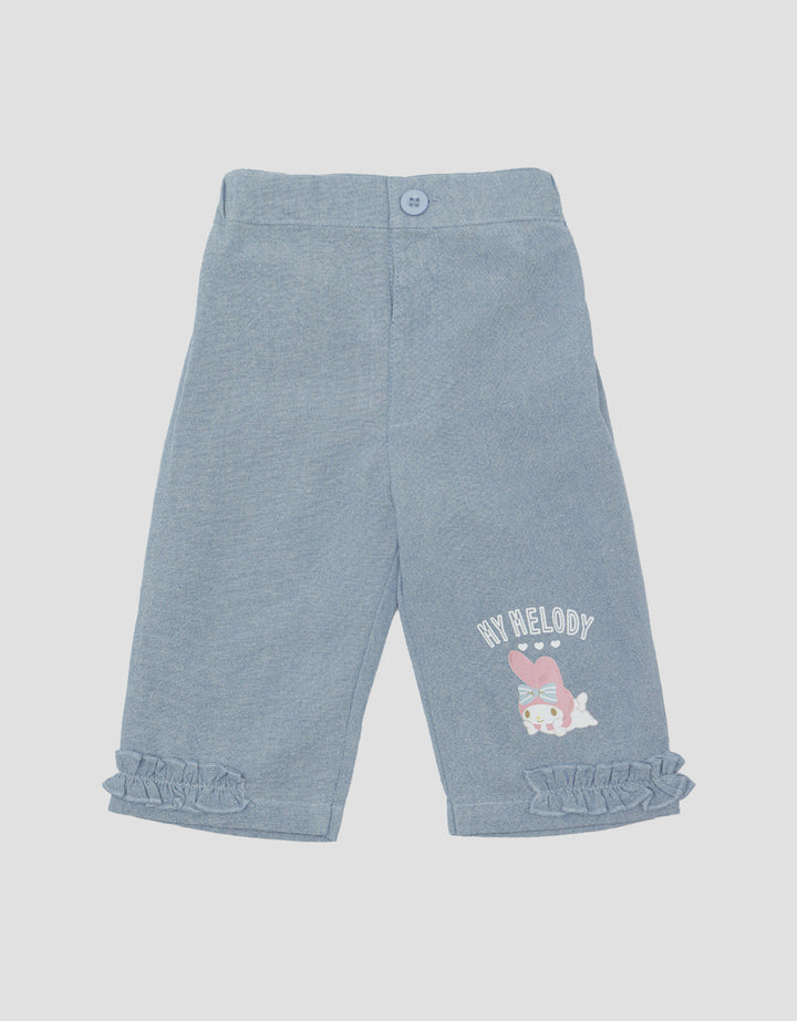 Pipiniko Denim My Melody Celana Panjang Anak Perempuan