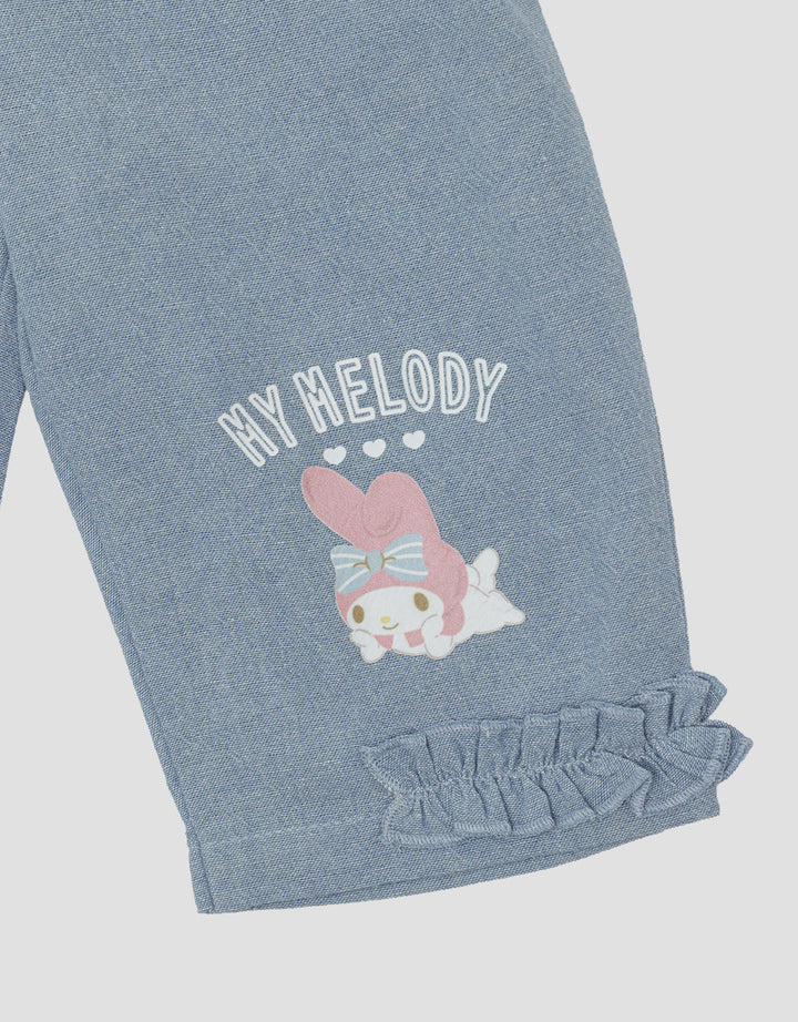 Pipiniko Denim My Melody Celana Panjang Anak Perempuan
