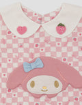 Pipiniko My Melody Kotak-Kotak Midi Dress Anak Perempuan