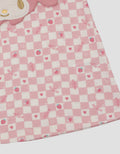 Pipiniko My Melody Kotak-Kotak Midi Dress Anak Perempuan