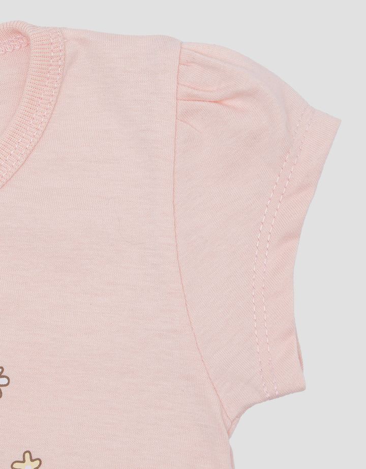 Pipiniko Print Bear Abc Kaos Anak Perempuan