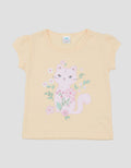 Pipiniko Cat Pretty Kaos Lengan Pendek Anak Perempuan