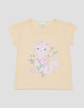 Pipiniko Cat Pretty Kaos Lengan Pendek Anak Perempuan