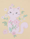 Pipiniko Cat Pretty Kaos Lengan Pendek Anak Perempuan