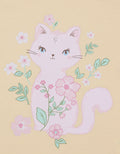 Pipiniko Cat Pretty Kaos Lengan Pendek Anak Perempuan