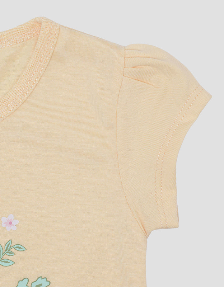 Pipiniko Cat Pretty Kaos Lengan Pendek Anak Perempuan