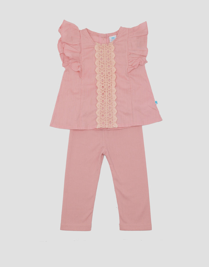 Pipiniko Lace Diagon Set Pakaian Anak Perempuan