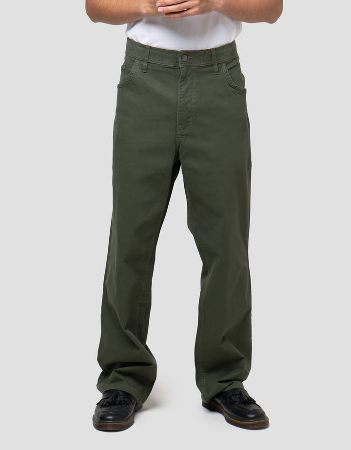 Cardinal Casual Celana Zipper Celana Chinos Pria