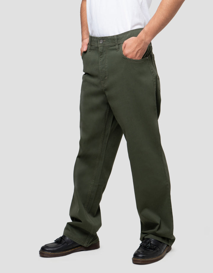 Cardinal Casual Celana Zipper Celana Chinos Pria