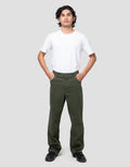 Cardinal Casual Celana Zipper Celana Chinos Pria