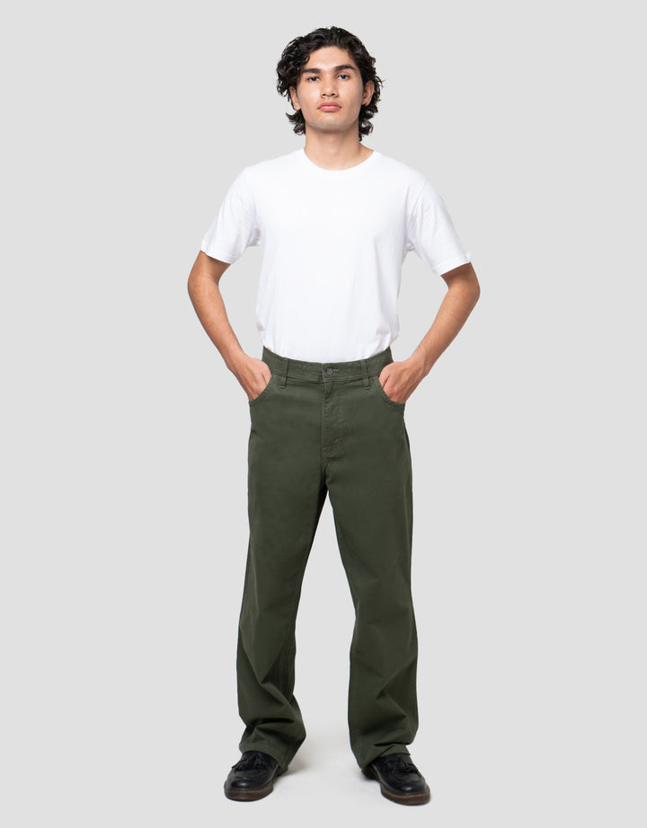 Cardinal Casual Celana Zipper Celana Chinos Pria