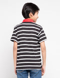 Crocodile Junior Polo Shirt Stripe With Pocket