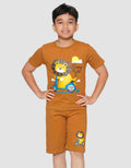 Little M Lion Happy Ride Baju Setelan Anak Laki-laki