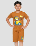 Little M Lion Happy Ride Baju Setelan Anak Laki-laki